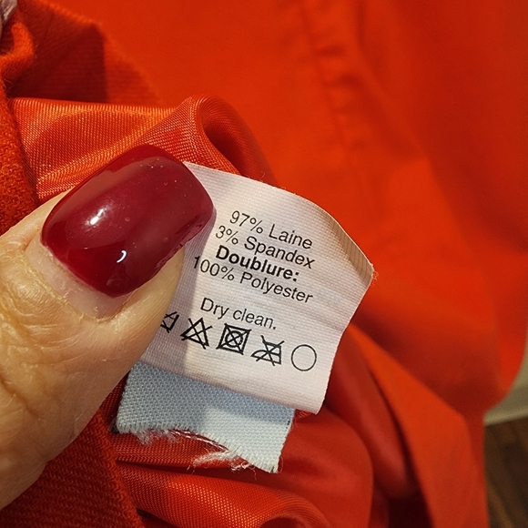 J. Crew Red Long Sleeve Dress Laine Dress size 6 - Picture 12 of 14